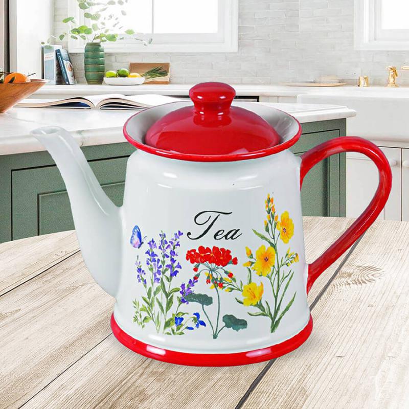 Чайник заварочный керамика 800мл Flora Maestro - MR-20008-08** *