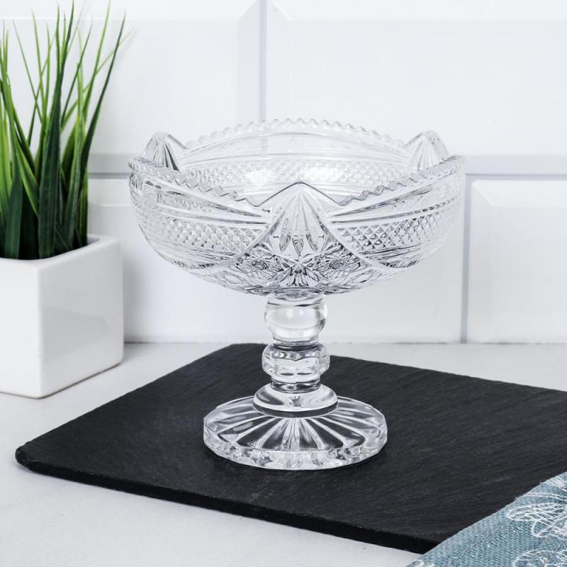 Ваза д/сервировки стекло 10*12см SA01A (36шт) - 700881