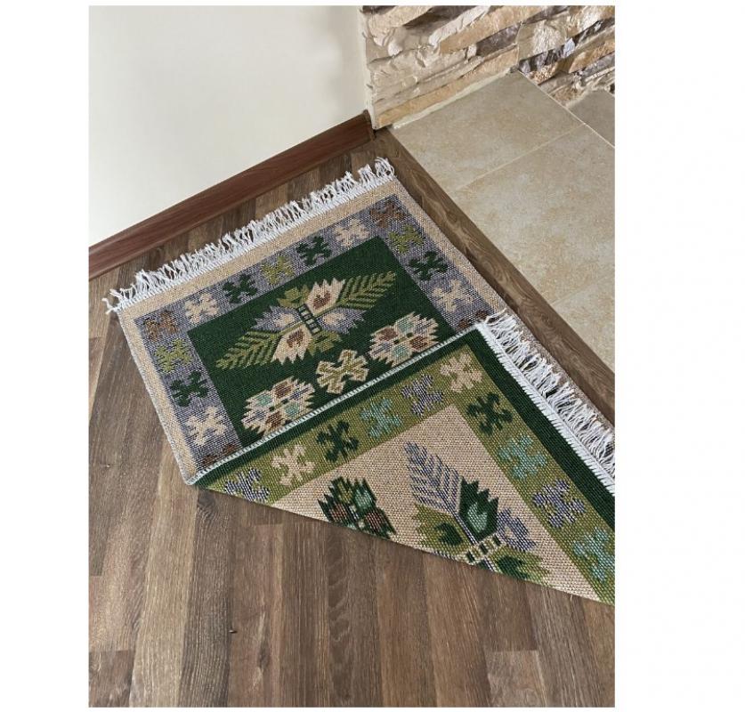 Коврик хлопковый 60*90см Kilim Usak UK01 зел. Турция (1шт) - 11690101