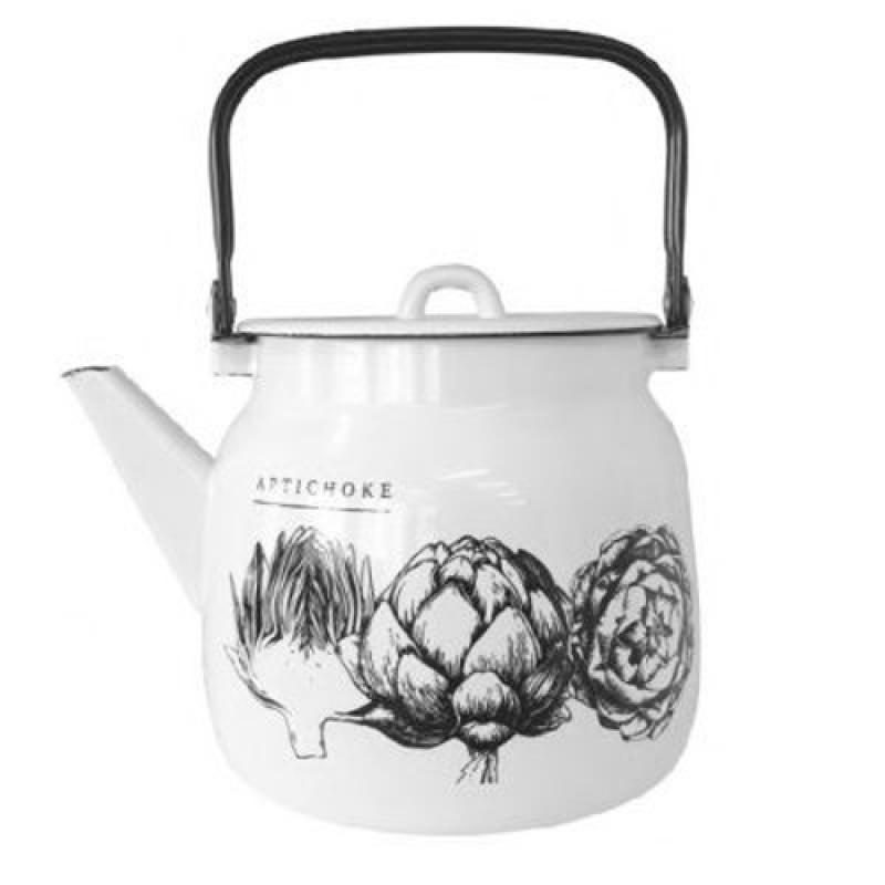 Чайник эмаль 3,5л с рис Артишок Artichoke (4шт) - С2713/4Рч