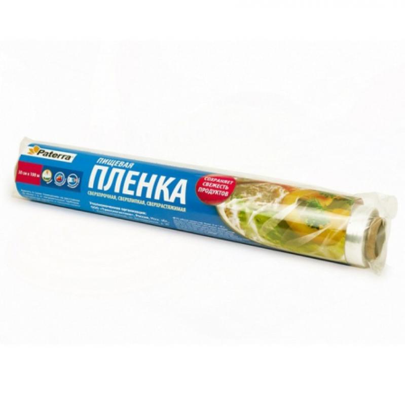 Пленка пищевая 300мм*100м Paterra в пленке (20шт) - 201-011**