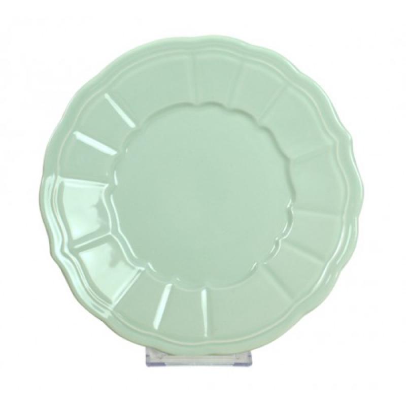 Тарелка десертная керамика 21см Green (12шт) - PT010021F307** (SSS) (н)
