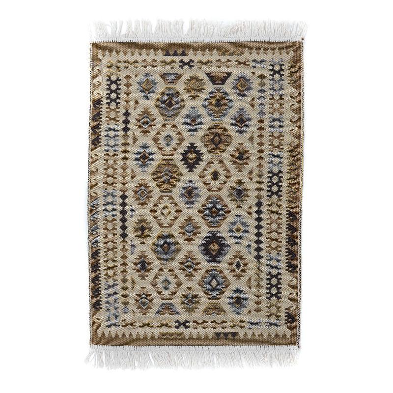 Коврик хлопковый 80*150см Kilim Usak беж. Турция (1шт) - 1674**
