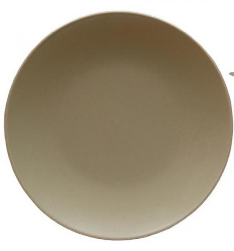 Тарелка мелкая керамика 27см беж. (24шт) - 1399-HX960107** (SSS) (н)