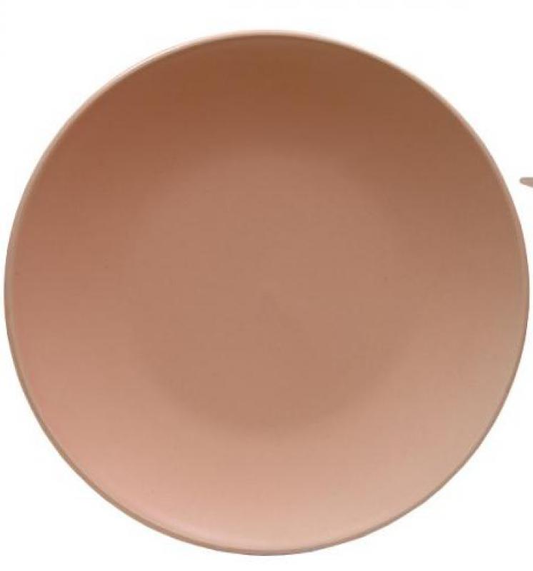 Тарелка мелкая керамика 27см роз. (24шт) - 1409-HX960112** (SSS) (н)