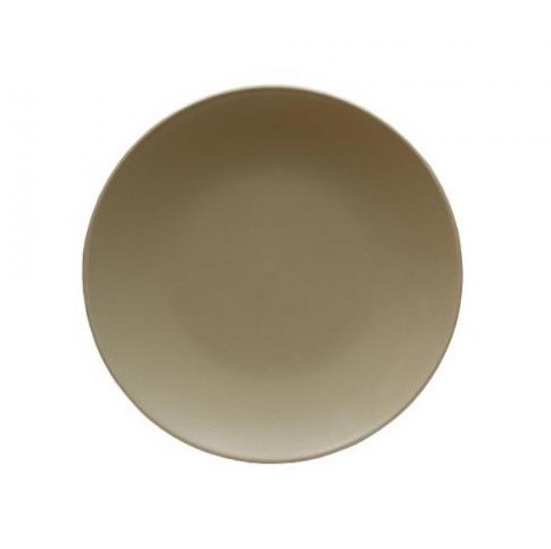 Тарелка мелкая керамика 20см беж. (36шт) - 1401-HX960109** (SSS) (н)