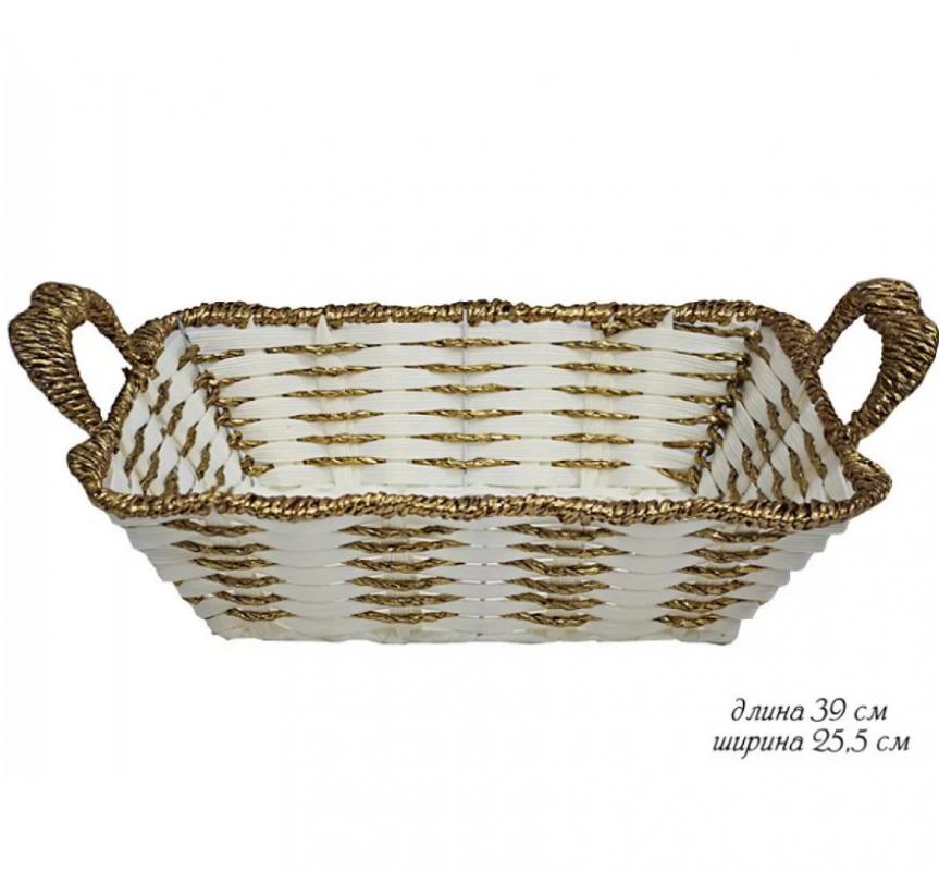 Корзинка пласт 39см Lenardi (60шт) - 124-058