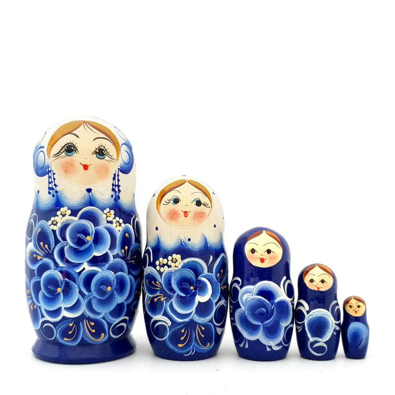 Матрешка 5-ти кукольная Вознесенка (1шт) - 10225**