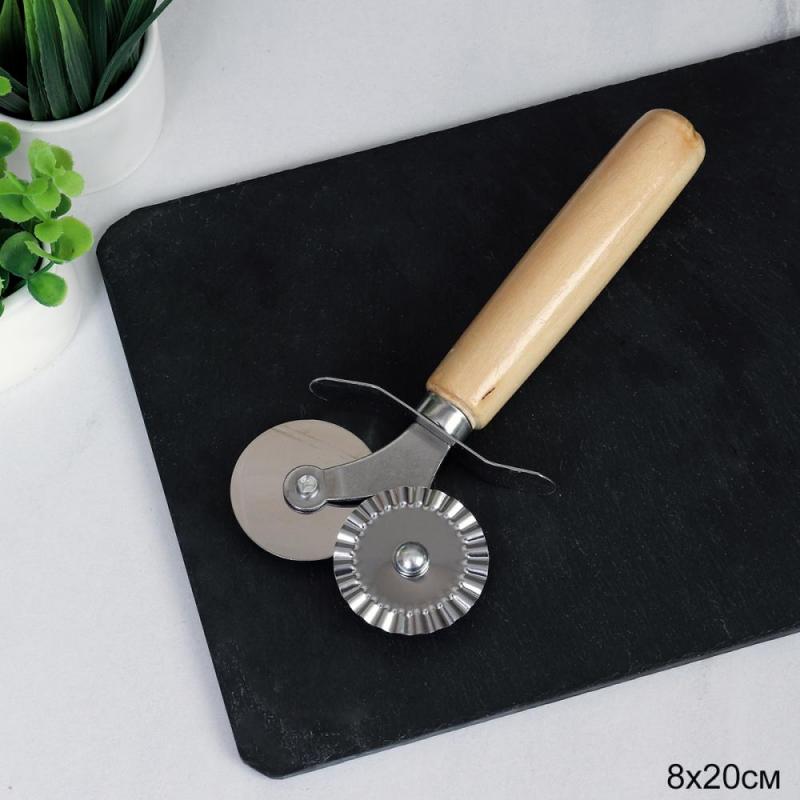 Нож д/пиццы металл/дерево 8*20см PSMY-D (360шт) - 726300 **