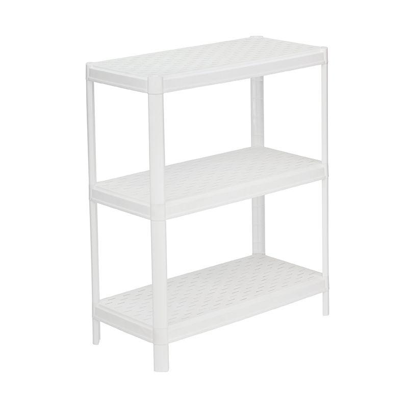 Полка прямоуг 3-х секц. 59*28,5*12см Армада бел. (3шт) - М 2700 (в)