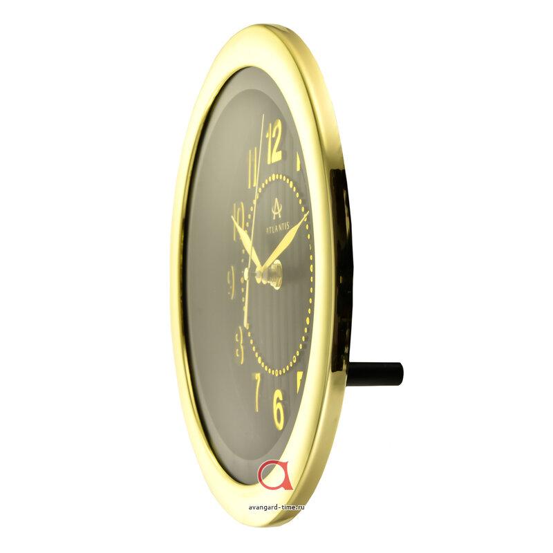 Часы настенные Atlantis круг 22,90х22,90см (40шт) - TLD-6453 black dial**