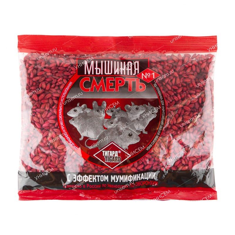 Средство от грызунов зерновая приманка Мышиная смерть №1 200гр (50шт) - 99703