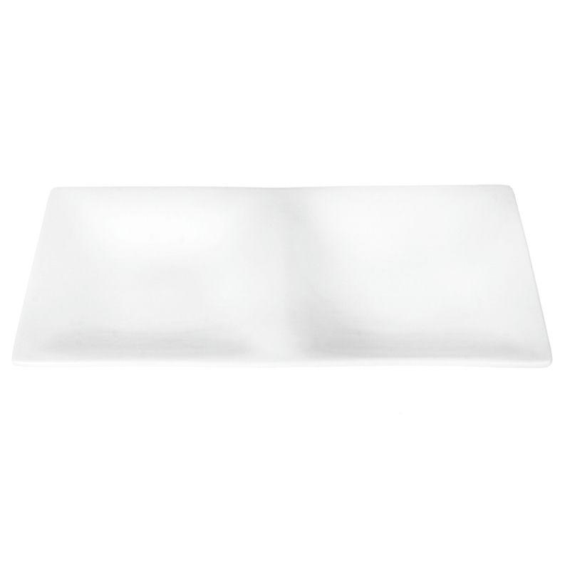 Менажница керамика 2 секц 8*12*23,5см (48шт) - JST2G230PC