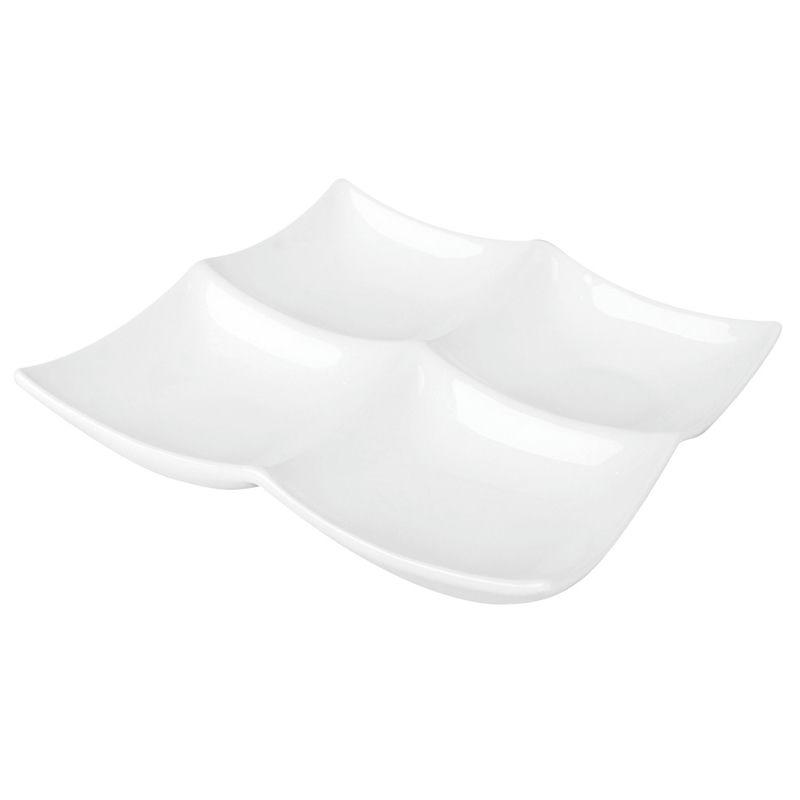 Менажница керамика 4 секц 17,5*18,5см (36шт) - JST4G180PC