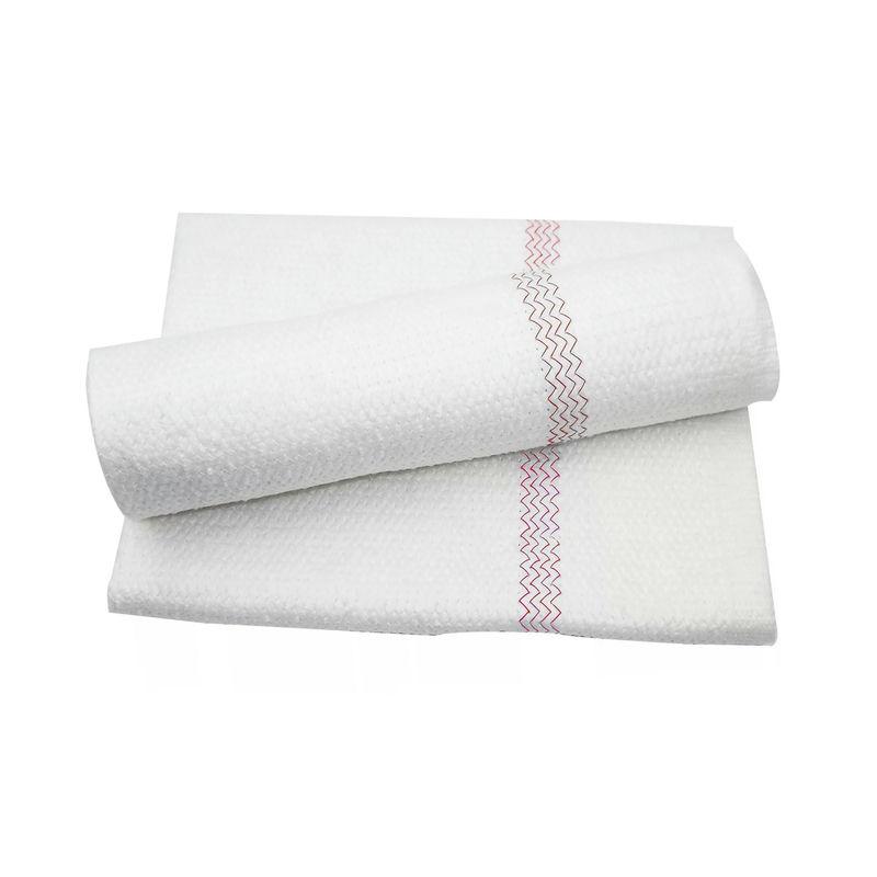 Салфетка д/пола 60*75см оверлок 220г/м2 York кипельно-бел. (20шт) - 022250
