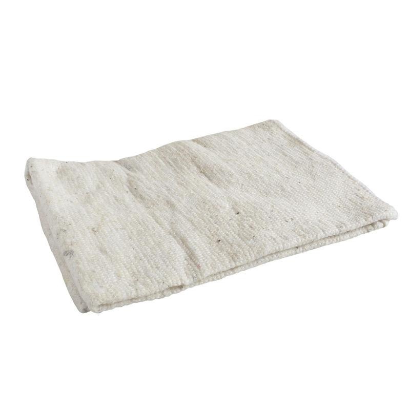 Салфетка д/пола 60*80см х/б 260г/м2 York бел. (30шт) - 022070