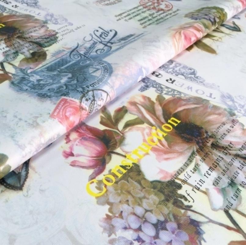 Клеенка 1,37*20м Print на ткан.основе ST2464-1 - GW-21580