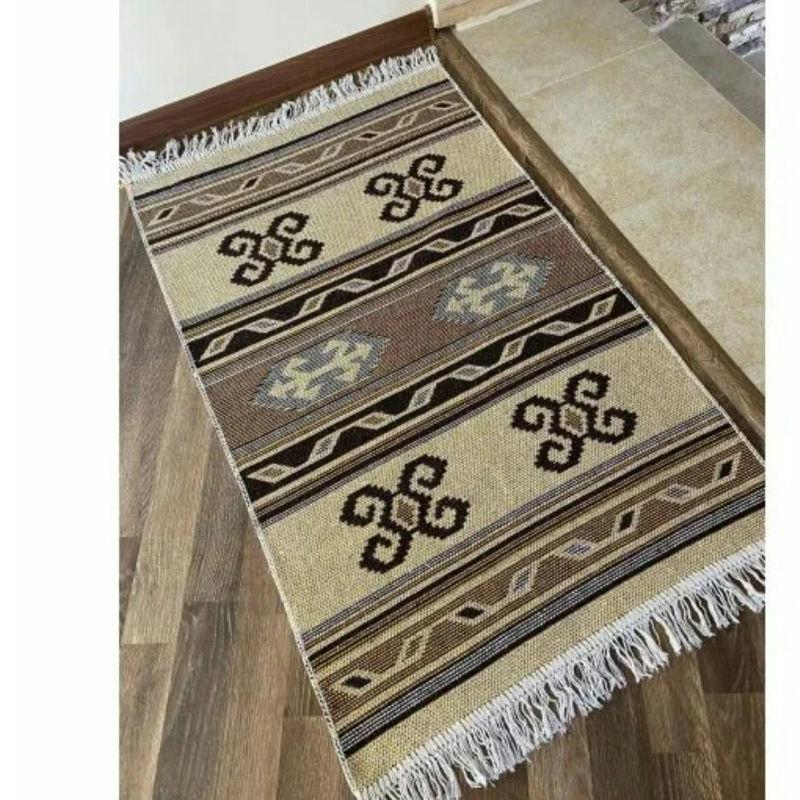Коврик хлопковый 60*120см Kilim Usak корич. UK02 Турция (1шт) - 6120204