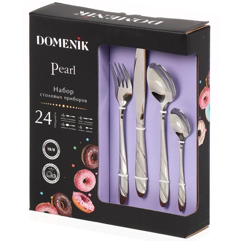 Набор столовых приборов 24 пред Pearl (6шт) - DMC065