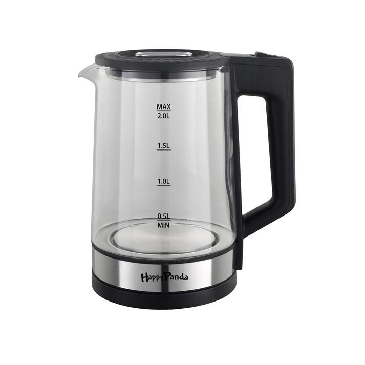 Чайник эл стекло 2л 1800Вт точечн.подсвет (12шт) - HP-2700BK