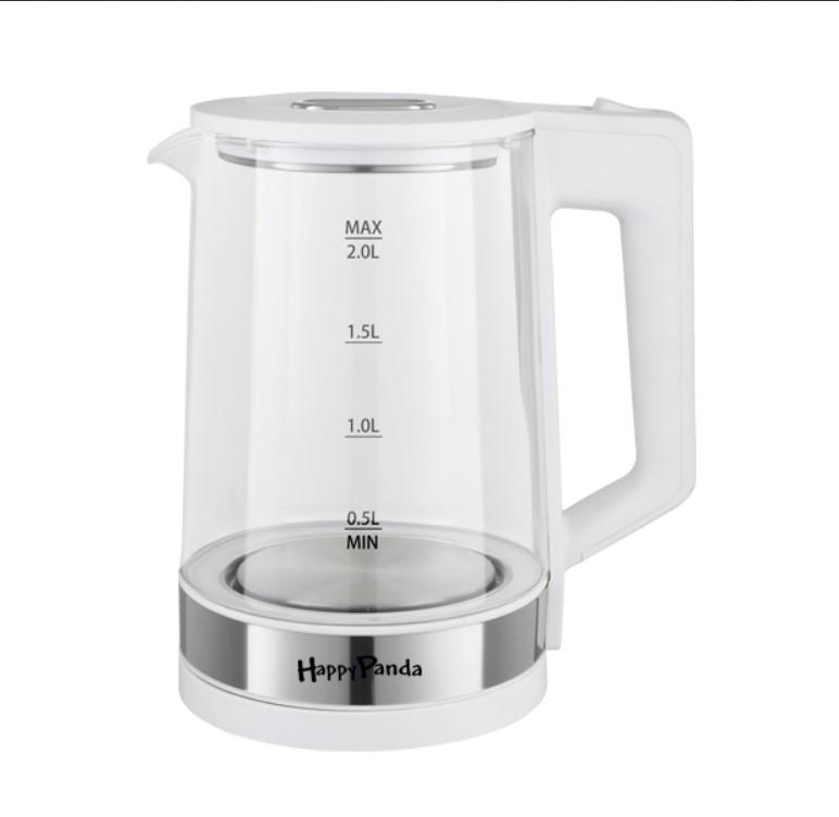 Чайник эл стекло 2л 1800Вт точечн.подсвет (12шт) - HP-2700W
