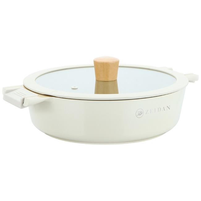 Жаровня АП 4,6л стекл/кр индукция Ivory (1шт) - Z-90248