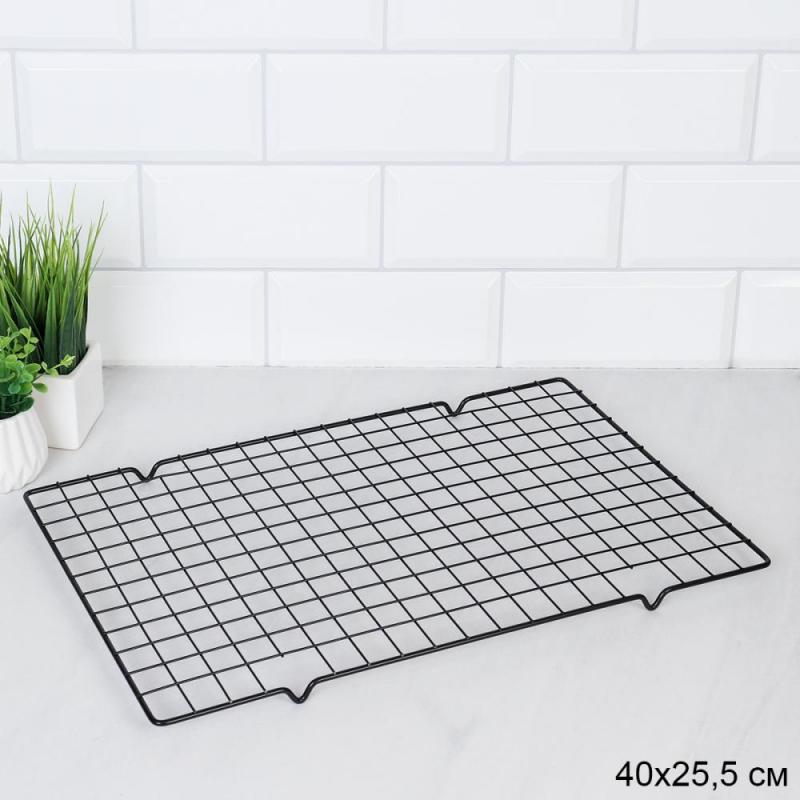 Решетка кондитерская д/выпечки и курицы гриль металл 25*40см GT-144 (100шт) - 734144