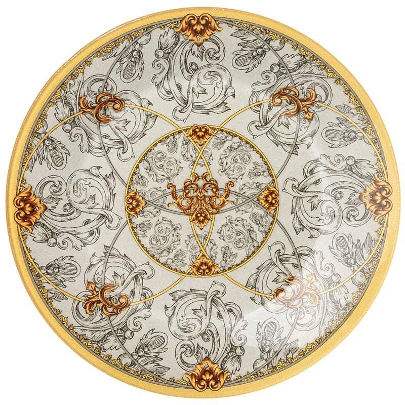 Блюдо д/сервировки стекло 20см Monogram (48шт) - 198-301 (н)