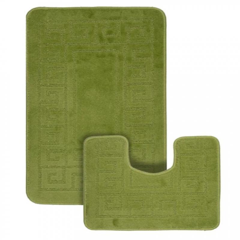 Набор ковриков д/ванной 50*80+50*40см Confetti Maximus Ethnic PS Green (2шт) - 2510 **