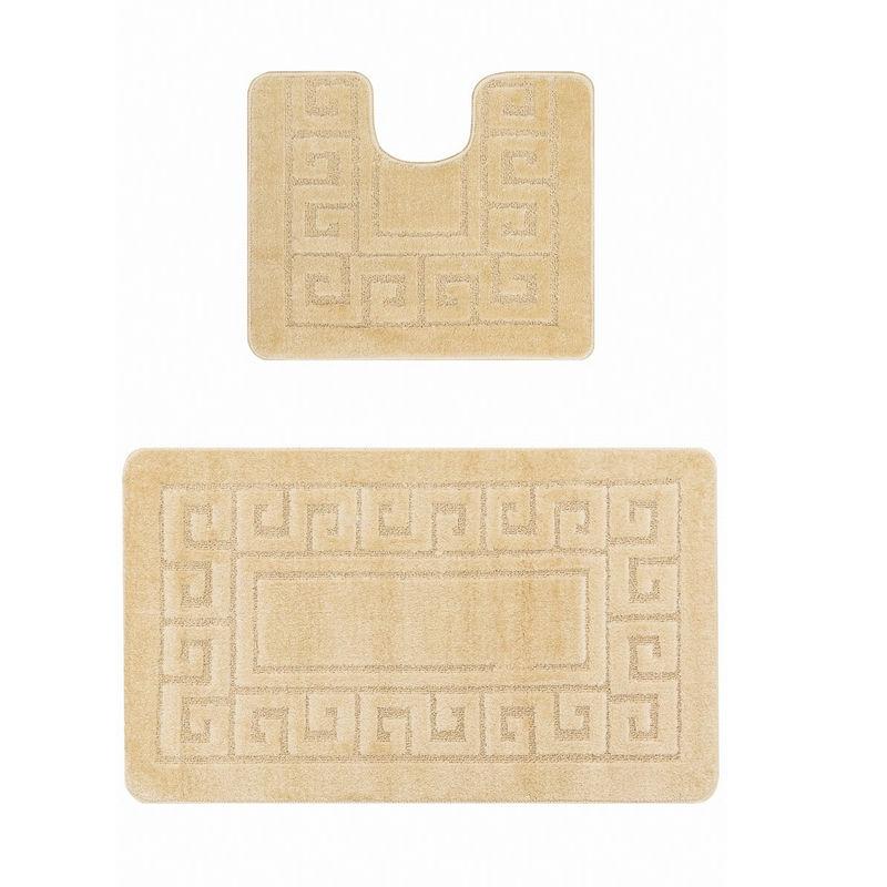 Набор ковриков д/ванной 50*80+50*40см Confetti Maximus Ethnic PS Beige (2шт) - 2540 **