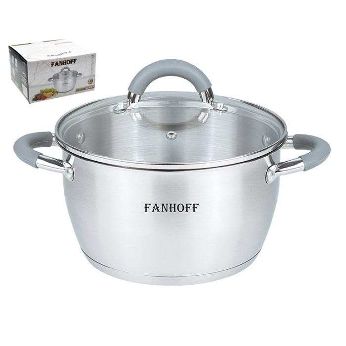 Кастрюля нерж 2,5л Vega Fanhoff (6шт) - FH-673-18