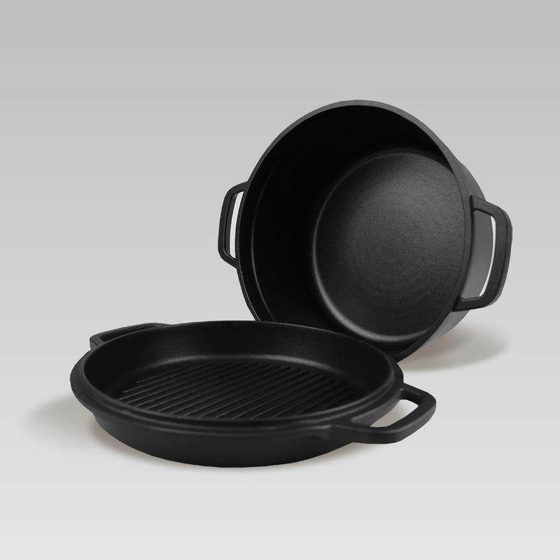 Кастрюля АП 2,55л Maestro Cast гриль кр (8шт) - MR-4120 (н)