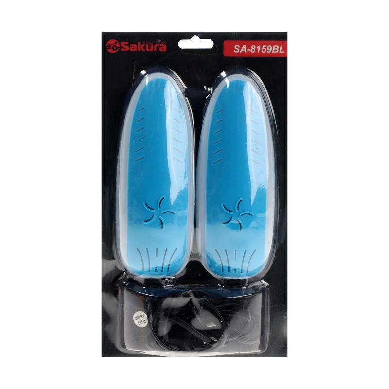 Сушилка д/обуви 15Вт Sakura 17*6,5*4см подсветка микс (1шт) - SA-8159