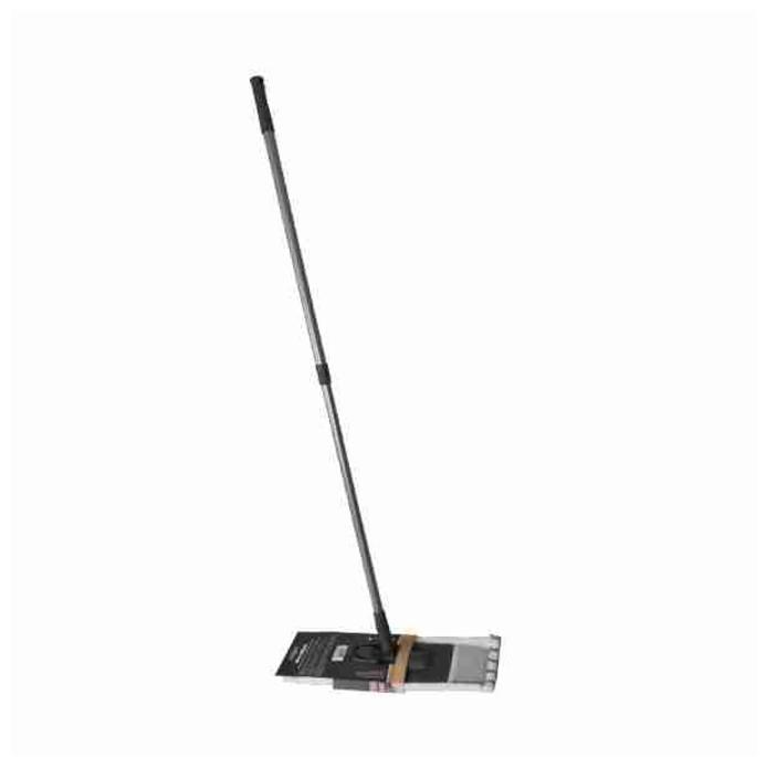 Швабра плоская 120см микрофибра 43*13см микроворс телеск/руч Happy Panda Sakura -HP-M13
