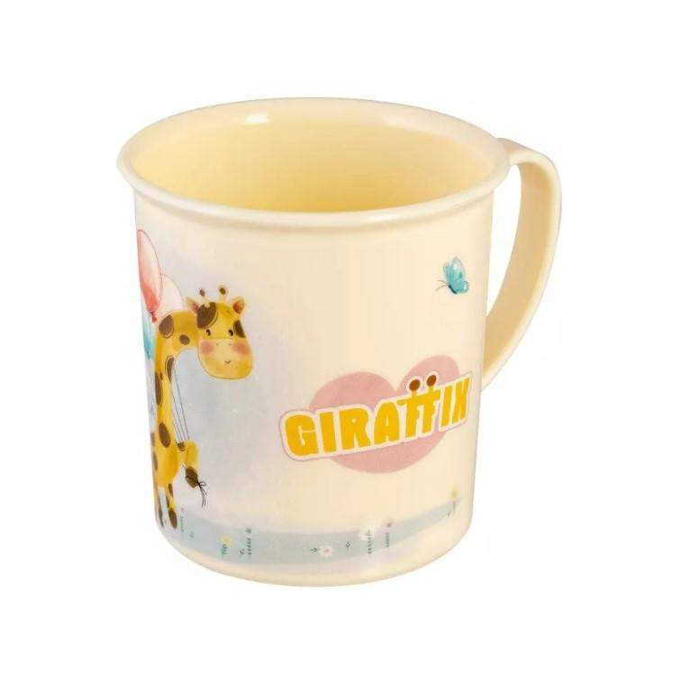 Кружка пласт 200мл детская Giraffix (24шт) - ПБ 27750 (в)