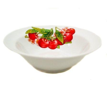 Миска фарфор 500мл Вишня (12шт) - 069612