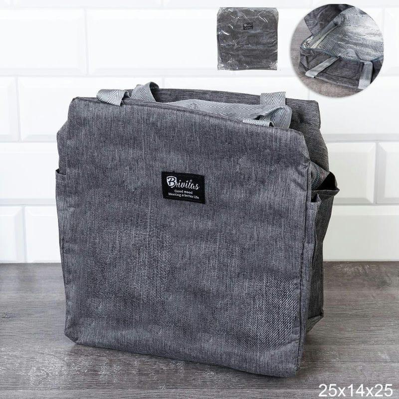 Термосумка 8,7л 25*14*25см DFB104 grey (100шт) - 731112