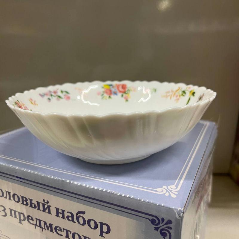 Столовый набор стеклокерам 13 пред Ситец 13/7578 (7277) (2шт) - 727816
