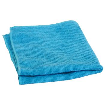 Салфетка микрофибра 30*30см М-01 синий Рыжий кот (40шт) - 310202