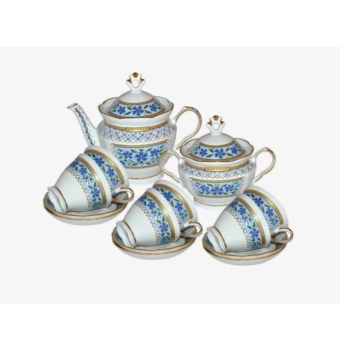 Сервиз чайный фарфор 14 пред Надежда (1шт) - 2с1950 (н)