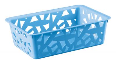 Корзинка пласт 20*14,2*6см микс (20шт) - 4312267