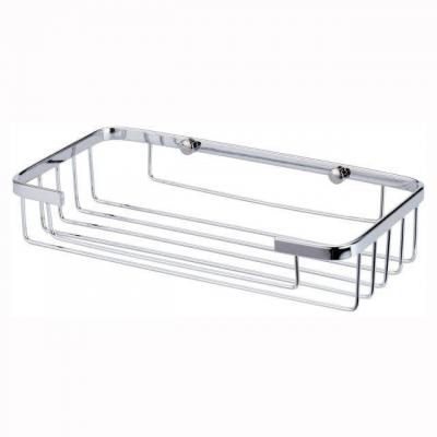 Корзинка нерж 18*9*3,5см прямоуг хром.покр (60шт) - KM-8502** * (SSS) (н)