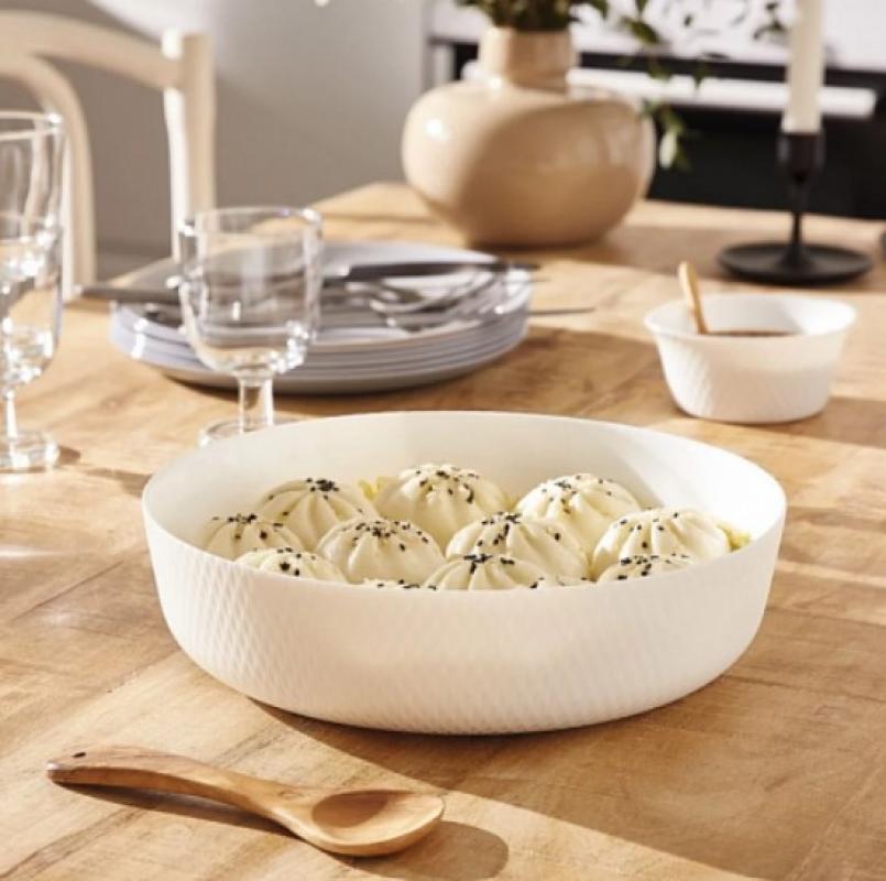 Блюдо д/запекания керамика 22см Smart Cuisine Wavy глуб (6шт) - V1459