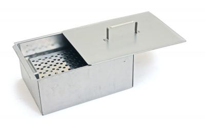 Коптильня двухярусная нерж 35*25*15см (1шт) - кн13