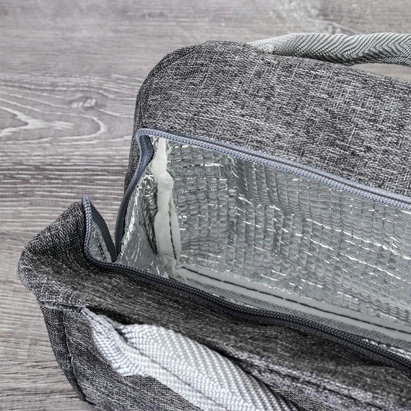 Термосумка 5.5л 25*14*25см DFB122 gray (200шт) - 731239