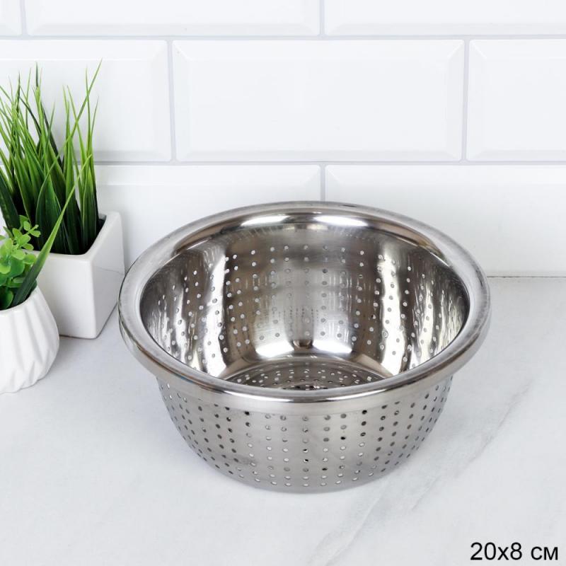 Дуршлаг-сито нерж 20см BD-403 (120шт) - 752483