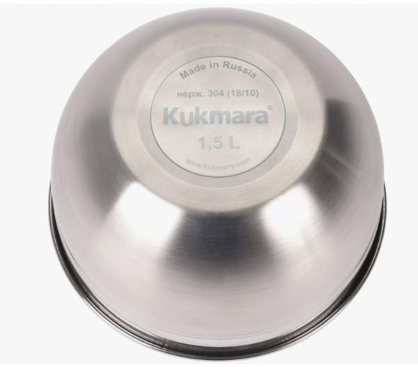 Миска нерж 1,5л 16см (10шт) - BL1516