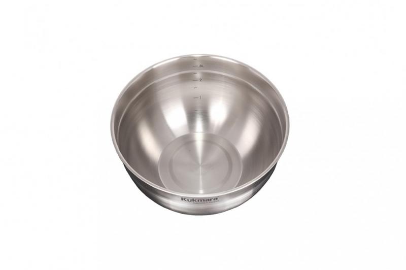 Миска нерж 3,7л д22см (10шт) - BL3722