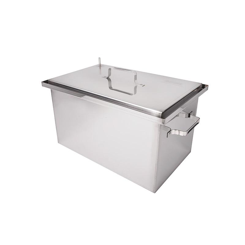 Коптильня двухъярусная нерж 50*30*30см (1шт) - кн231 (в)