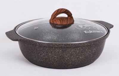Кастрюля-жаровня АП 3л стекл/кр Гранит ультра оригинальный (5шт) - жго31а